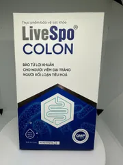 LiveSpo Colon 20 Ống x 5ml – Bào Tử Lợi Khuẩn Hỗ Trợ Cân Bằng Hệ Vi Sinh Đường Ruột, Rối Loạn Tiêu Hóa