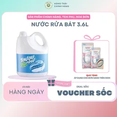 Nước rửa bát can Lipon Thái Lan 3600ml