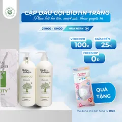 Cặp dầu gội Collagen trắng phục hồi tóc hư tổn mạnh 1000ml dùng trong salon tóc