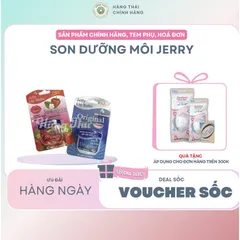 Son dưỡng môi jerry Thái Lan 10g Nữ Son Dưỡng