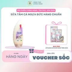 SỮA TẮM CÁ NGỰA ĐỨC HÀNG CHUẨN 300ml - Dưỡng da mềm mại, làm sạch sâu, không gây khô da, sản phẩm chăm sóc da cao cấp