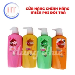 Dầu gội SunSilk 410ml dưỡng tóc suôn mượt, chống rụng, mùi thơm quyến rũ