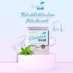 Băng vệ sinh thảo dược GLAMISS COOL hàng ngày - hương bạc hà, siêu thấm hút, khô thoáng, an toàn sử dụng [20 miếng]