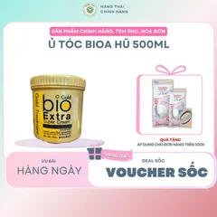 Ủ TÓC BIOA hũ 500ml - Phục hồi tóc khô xơ, hư tổn mạnh, dưỡng ẩm sâu, làm mềm mượt, chăm sóc toàn diện