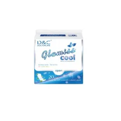 [COMBO 10 GÓI BAN NGÀY TẶNG 5 GÓI HÀNG NGÀY] Băng vệ sinh thảo dược GLAMISS COOL-hương bạc hà, siêu thấm hút, khô thoáng