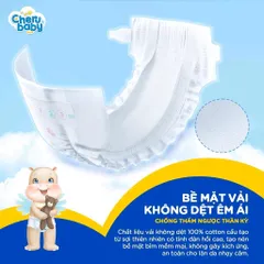 [Đủ size] Bỉm CheruBaby nhập khẩu Mỹ mềm mỏng, thấm hút thông minh, an toàn cho bé từ 4 - 25 kg
