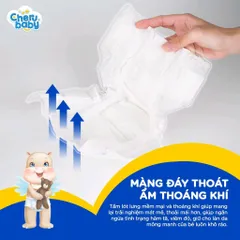 [Đủ size] Bỉm CheruBaby nhập khẩu Mỹ mềm mỏng, thấm hút thông minh, an toàn cho bé từ 4 - 25 kg