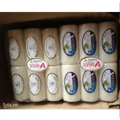 XÀ PHÒNG DÊ GẠO THÁI LAN CỤC DÀI 100G- Dưỡng Da mềm mại, sạch sâu , giúp da mịn màng và ẩm mượt