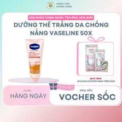 DƯỠNG THỂ TÁI TẠO DA CHỐNG NẮNG VASELINE 50X 250ml - Bảo vệ và chăm sóc da mềm mại, sản phẩm chống nắng hiệu quả