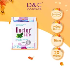 5 GÓI Băng vệ sinh Doctor care Ban Ngày TẶNG 4 gói GIẤY ĂN Slisoft siêu dai