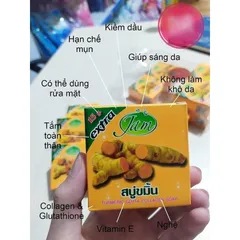 1 bánh xà phòng Jam nghệ Dưỡng Body Nữ