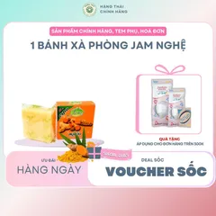 1 bánh xà phòng Jam nghệ Dưỡng Body Nữ