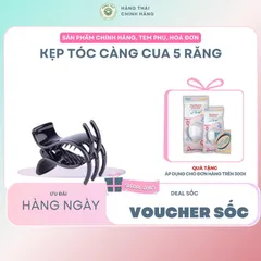 COMBO Kẹp tóc mái nhí, càng cua 3 răng, 5 răng tiện lợi
