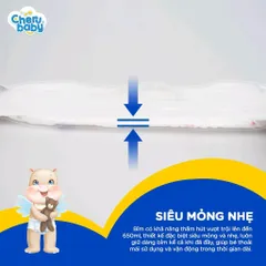 [TẶNG 2 MIẾNG DÙNG THỬ] Bỉm Dán Cheru Baby Size S 4 kg/8 kg Thoáng Khí, Êm Ái, Bảo Vệ Da Bé