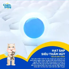 [TẶNG 2 MIẾNG DÙNG THỬ] Bỉm Dán Cheru Baby Size S 4 kg/8 kg Thoáng Khí, Êm Ái, Bảo Vệ Da Bé