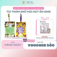 TÚI THƠM KHỬ MÙI HÚT ẨM ISME - Loại bỏ mùi hôi, hút ẩm hiệu quả, không gây kích ứng, sản phẩm tiện dụng và an toàn