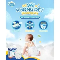 Bỉm dán cho bé S56, được sản xuất theo công nghệ hiện đại và cải tiến, thấm hút nhanh, chống tràn, an toàn cho bé