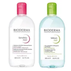 NƯỚC TẨY TRANG BIO DERMA 500ml Không Cồn Dành Cho Mọi Loại Da Loại Bỏ Bụi Bẩn Dầu Nhờn