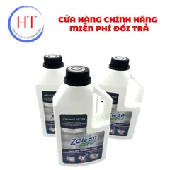 Zclean 3 in 1 1000ml tẩy lồng máy giặt, làm sáng Inox, thông cống Làm Sạch