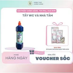 TẨY WC VÀ NHÀ TẮM GẠCH MEN Ố VÀNG