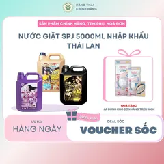 Nước giặt SPJ 5000ml nhập khẩu Thái Lan