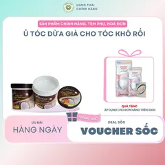 Ủ tóc dừa già cho tóc khô rối Dưỡng Tóc