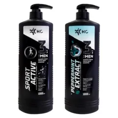 Sữa Tắm Gội 3in1 HC Thái Lan 1000ml – Làm Sạch, Dưỡng Ẩm, Hương Thơm Nam Tính