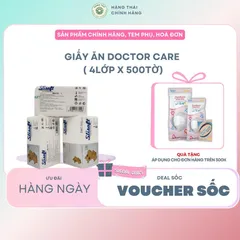 Giấy ăn Doctor care không thấm nước