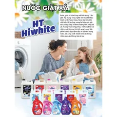 NƯỚC GIẶT 10KG HT White - Siêu rẻ, siêu tiện - Giúp làm sạch vết bẩn quần áo, lưu hương lâu