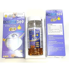 OMEGA 369 DẦU GẤC Q10 vitamin e Bổ Não, Tăng Cường Thị Lực, Giảm Nguy Cơ Mắc Bệnhh Tim Mạch viên nviên