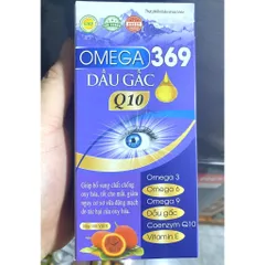 OMEGA 369 DẦU GẤC Q10 vitamin e Bổ Não, Tăng Cường Thị Lực, Giảm Nguy Cơ Mắc Bệnhh Tim Mạch viên nviên