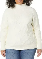 Áo len thừng Nữ Amazon Essentials , cổ 5cm, dệt kim - B08T7JCWNT - size M (Mỹ) - size L Việt Nam (P107144)