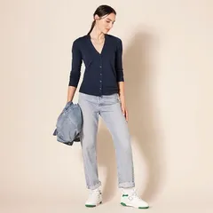 Áo len Cardigan Nữ hàng Amazon Essentials - size S Mỹ ( Size M Việt Nam ) B07F26TCYG (P107109)