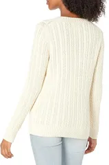 Áo len Nữ Fisherman Cable hãng Amazon Essentials  B07QHG3N7D - size xs Mỹ (P107084)
