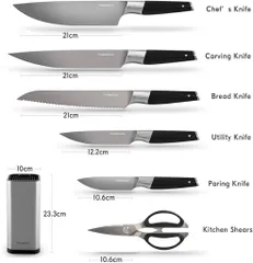 Bộ dao làm bếp 7 món hãng FASAKA ( hàng Amazon Mỹ ) (P11410)