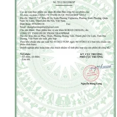 Koras Choles hỗ trợ tiêu giảm mỡ máu, ngăn ngừa sơ vữa động mạch với lá sen, men gạo đỏ - 30 viên