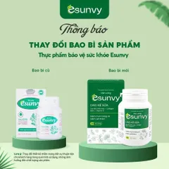 (Chính hãng) Viên uống ngừa mụn Esunvy - Giúp thanh nhiệt, giải độc, giảm mụn, sạm da, ngừa vết thâm từ thảo dược
