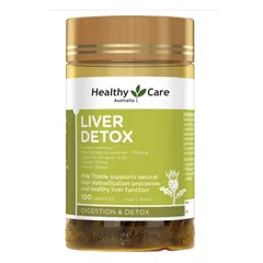 Viên Uống Healthy Care Liver Detox - Thải Độc Gan Từ Úc, Giúp Duy Trì Chức Năng Gan Khỏe Mạnh, Chống Oxy Hóa, Hỗ Trợ Sức Khỏe Tổng Thể 822494