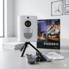 Máy chiếu HD Android R3 , kèm chân dựng , Remote , có Youtube, Fpt Play ( ko có cổng HDMI) (P8148)