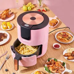 Nồi chiên không dầu 3.5L XIAOMI YOUBAN 5106TS oil-free large-capacity air fryer - Hồng (P5041)