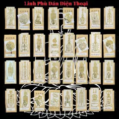 Miếng Dán Linh Phù cho điện thoại- hình Tài Lộc, May Mắn, Phong Thuỷ (Dán Điện Thoại, Đồ Dùng ...) (P4925)