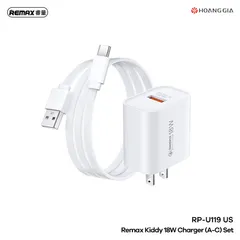 Bộ Sạc Nhanh REMAX RP-U119 Giải Pháp Tiện Lợi Và Hiệu Quả Cho Mọi Thiết Bị Thiết Kế Nhỏ Gọn (P135332)