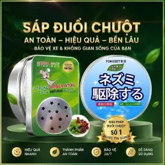 Sáp Đuổi Chuột Cao Cấp Cho Xe Điện 🐭  - Chiết Xuất Hoàn Toàn Từ Thiên Nhiên, Ngăn Chuột Hiệu Quả (P135222)
