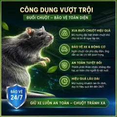 Sáp Đuổi Chuột Cao Cấp Cho Xe Điện 🐭  - Chiết Xuất Hoàn Toàn Từ Thiên Nhiên, Ngăn Chuột Hiệu Quả (P135222)
