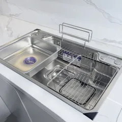 Chậu rửa bát 1 hố INOX phủ Nano Hubscher : CR1HN_BN I304 KT_78*48 (HÀNG CHÍNH HÃNG CHẤT LƯỢNG CAO) (P134782)