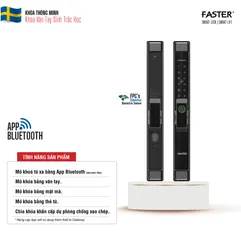 Khóa vân tay cửa nhôm Faster FS6901 B