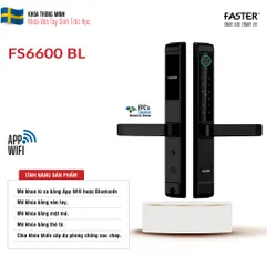 Khóa vân tay cửa nhôm Faster FS6600 BL