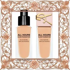 Kem Nền YSL All Hours Glow Foundation Tone LC2 - Kem Trang Điểm Cao Cấp Tạo Độ Bóng Tự Nhiên, Bền Màu 24 Giờ, Hỗ Trợ Dưỡng Ẩm Da 822700