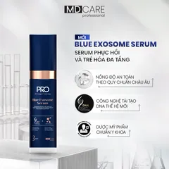 Serum phục hồi và trẻ hóa đa tầng MD CARE Blue Exosome 30ml