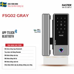 Khóa thông minh cửa kính Faster FSG02 Na Uy